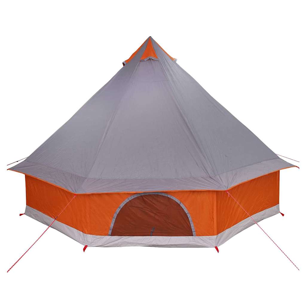 Családi Tipi sátor tetővel Szürke és narancs 400 x 346 x 250 cm