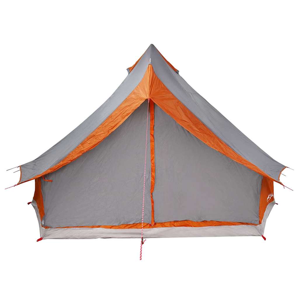Családi Tipi sátor tetővel Szürke és narancs 400 x 346 x 250 cm