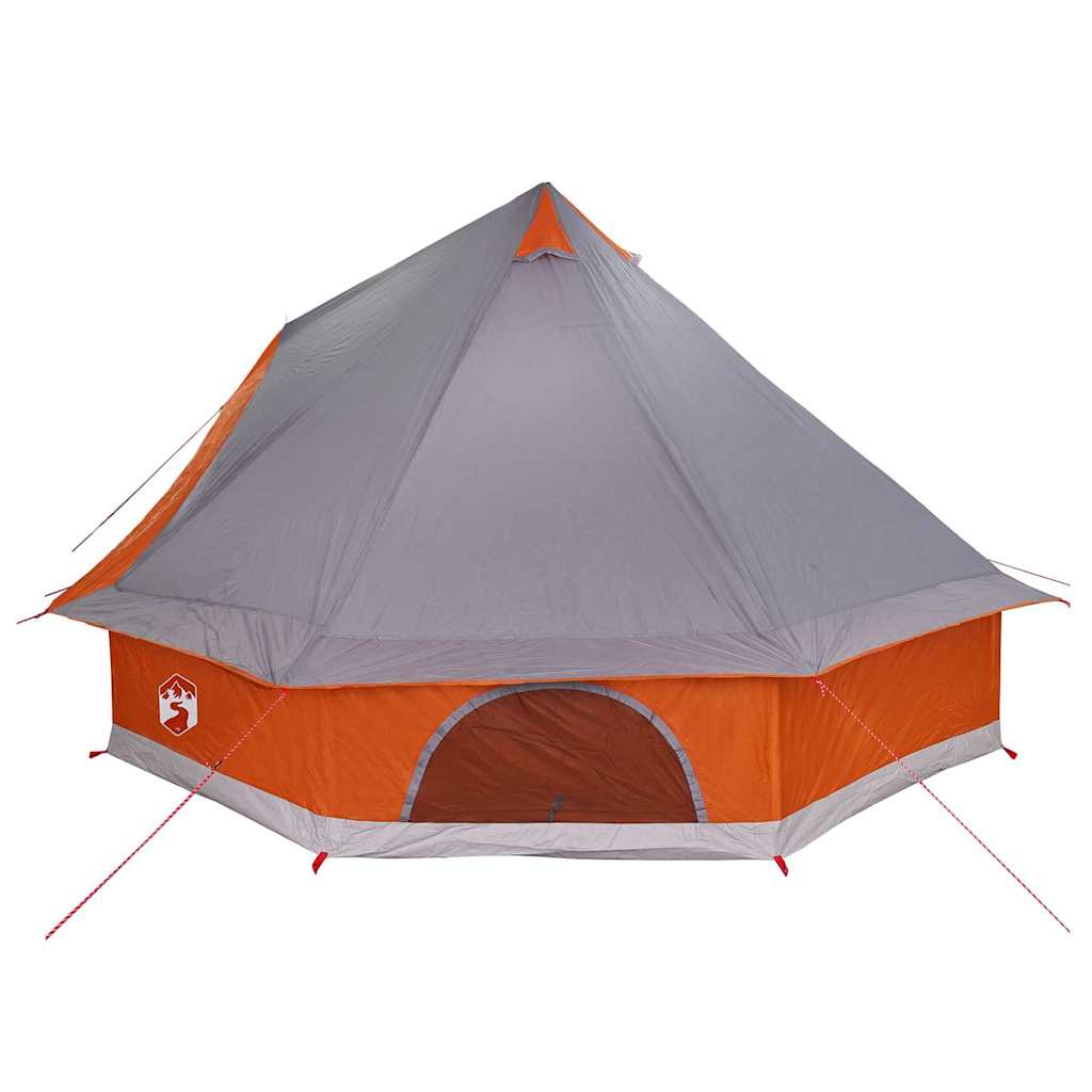 Családi Tipi sátor tetővel Szürke és narancs 400 x 346 x 250 cm