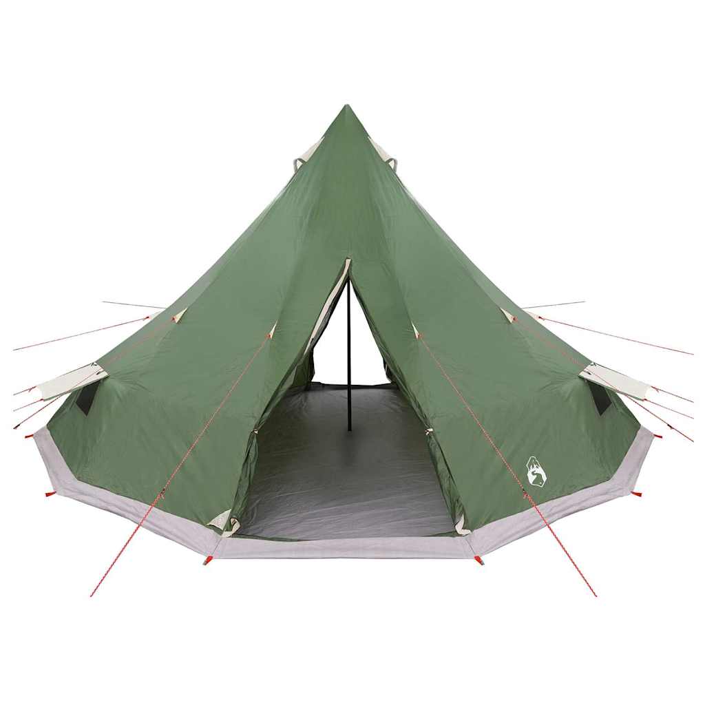 Családi Tipi sátor tetővel Zöld 560 x 560 x 300 cm