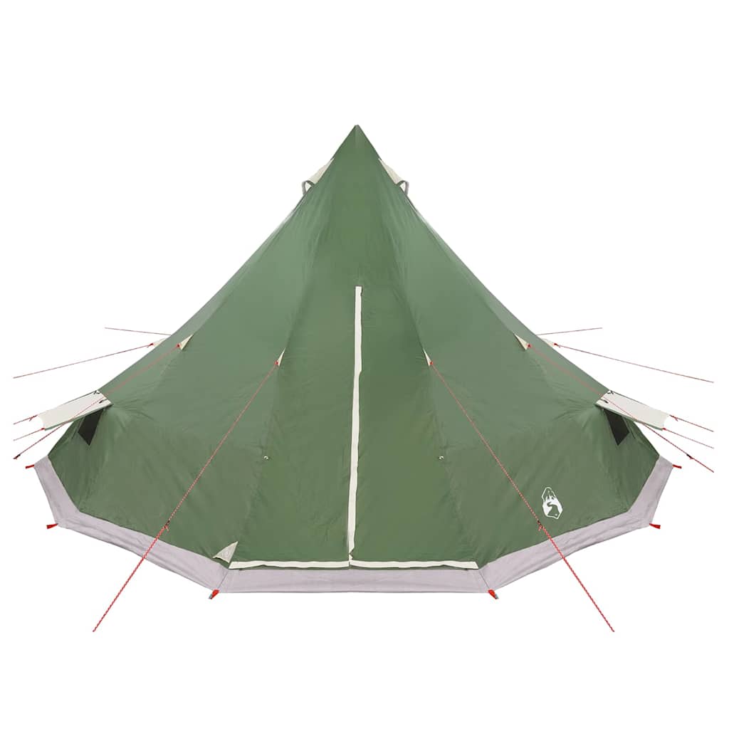 Családi Tipi sátor tetővel Zöld 560 x 560 x 300 cm