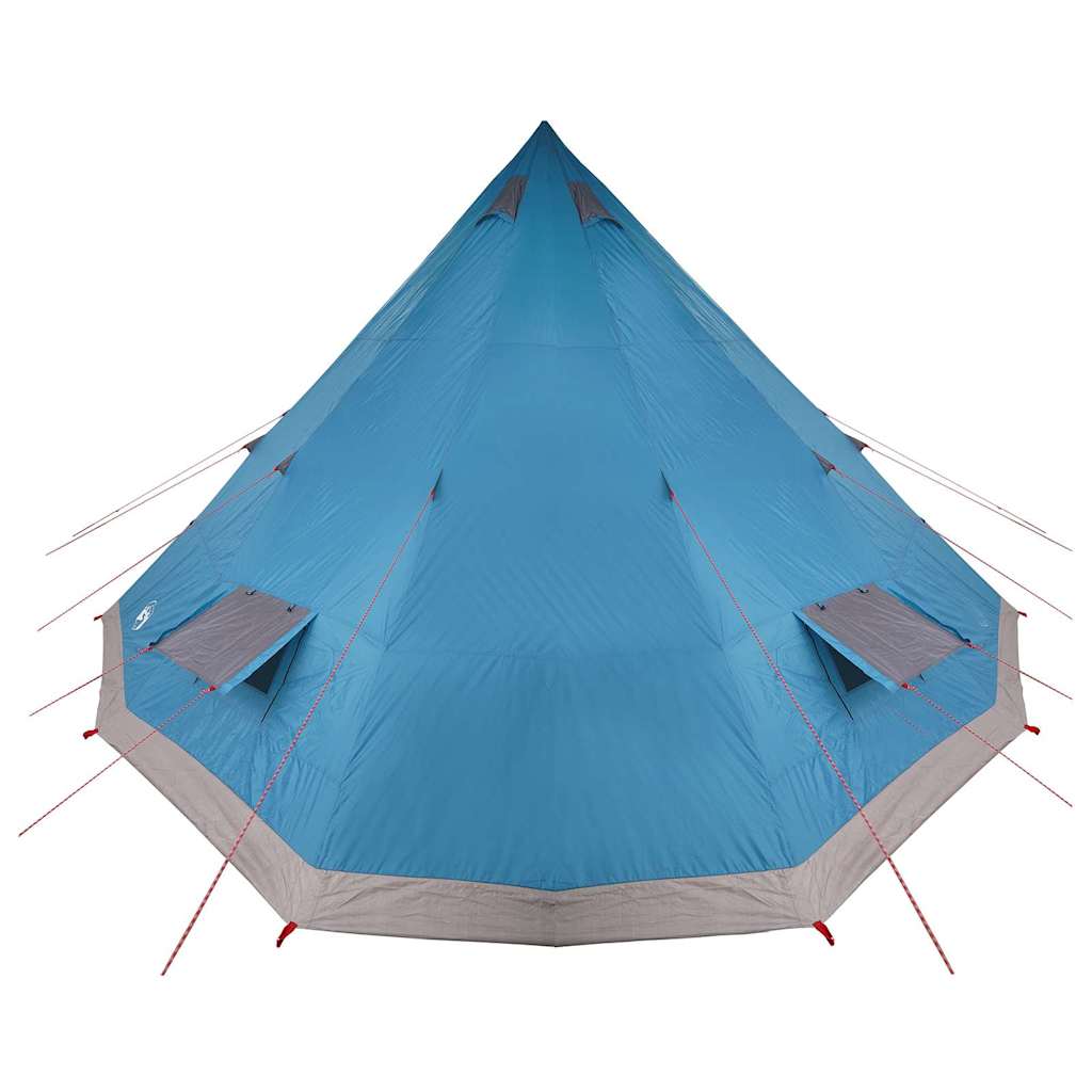 Családi Tipi sátor tetővel Kék és Szürke 560 x 560 x 300 cm