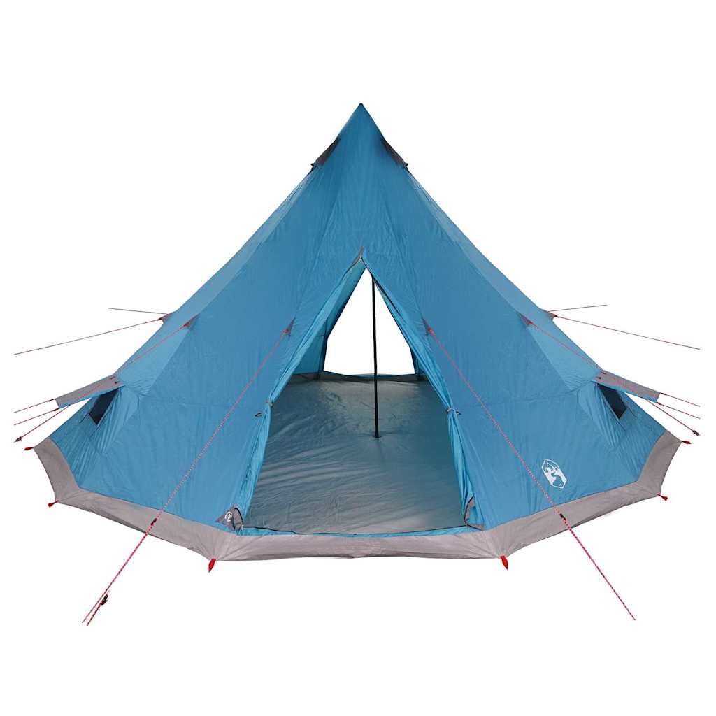 Családi Tipi sátor tetővel Kék és Szürke 560 x 560 x 300 cm