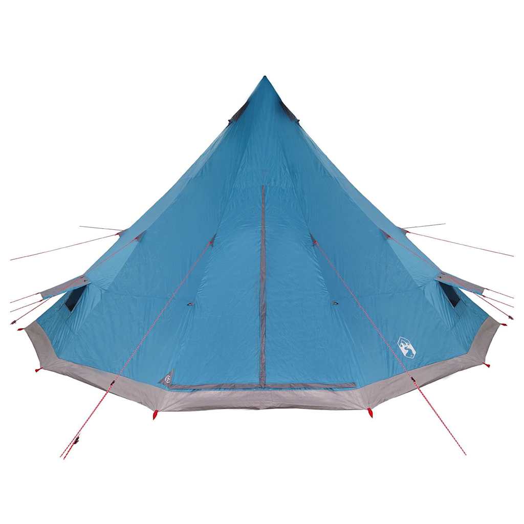 Családi Tipi sátor tetővel Kék és Szürke 560 x 560 x 300 cm