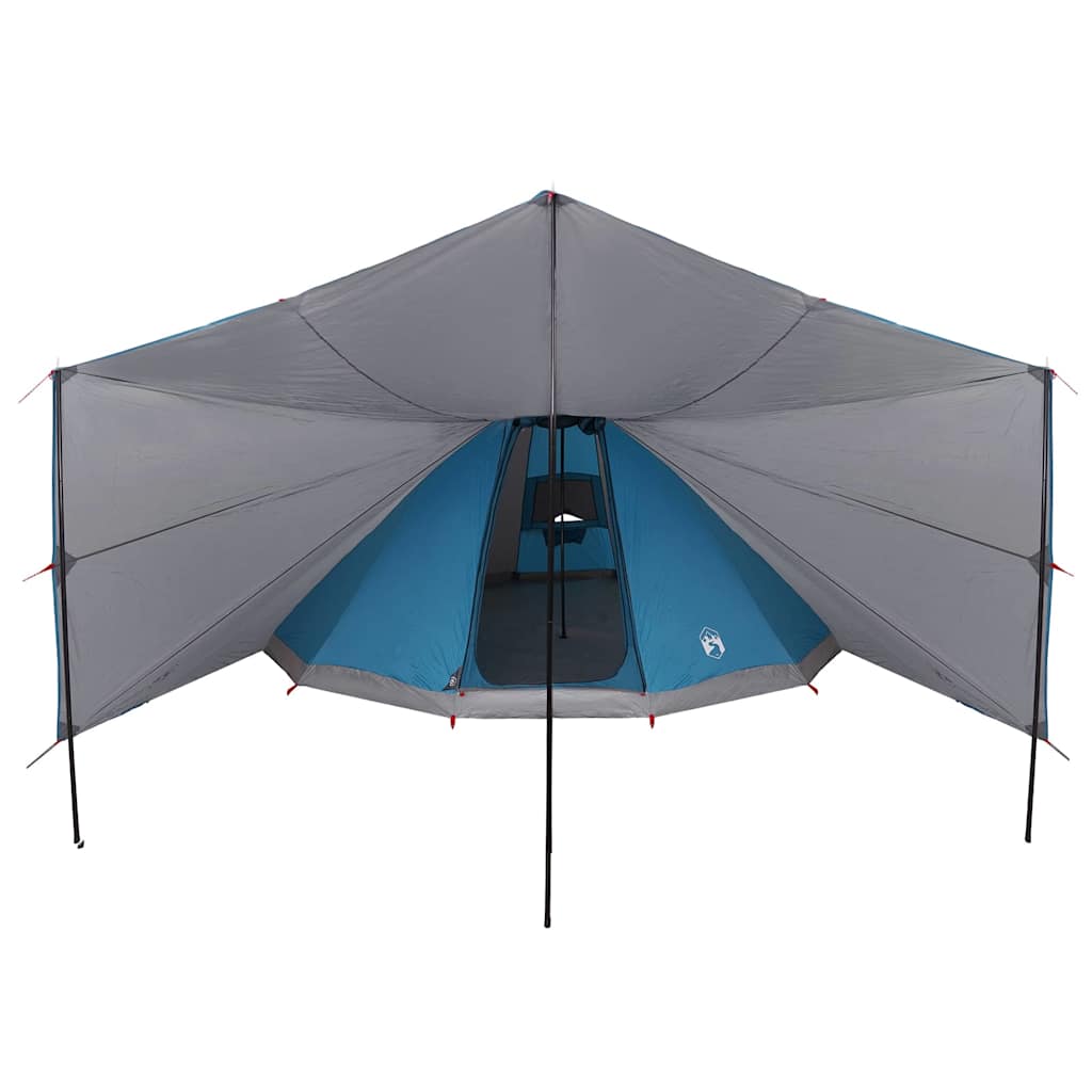 Családi Tipi sátor tetővel Kék és Szürke 510 x 690 x 330 cm