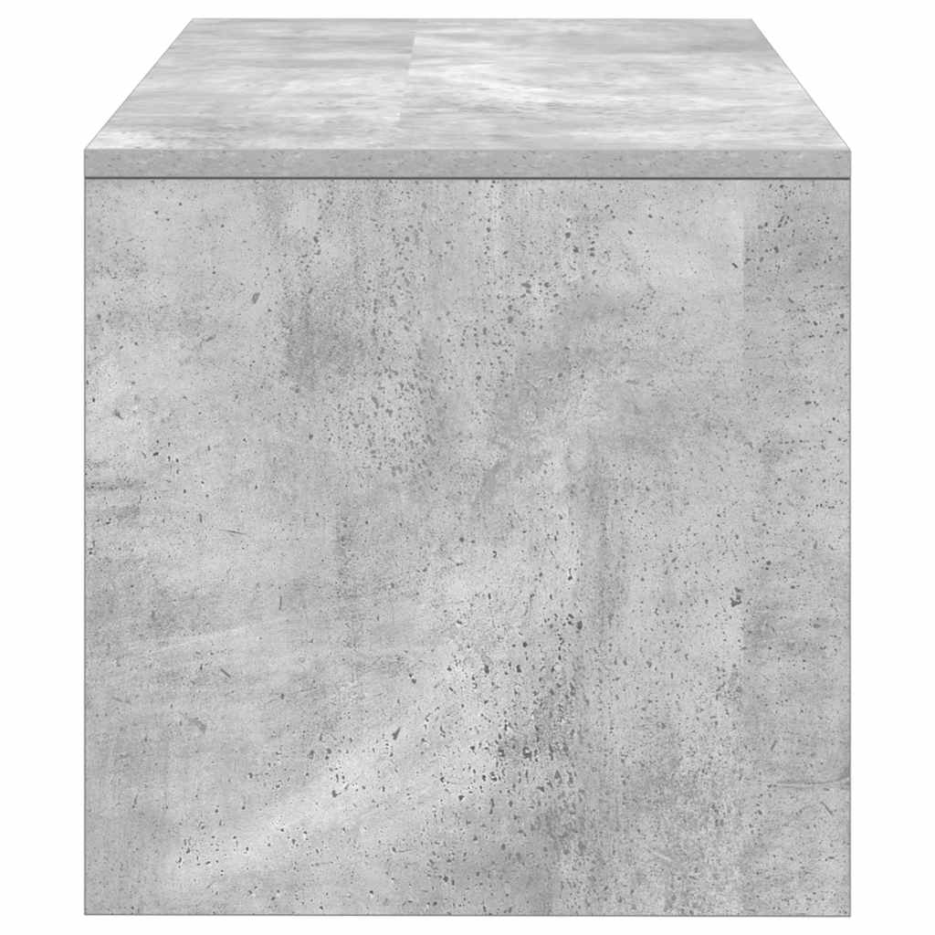 betonszürke forgácslap TV-szekrény 80 x 40 x 40 cm