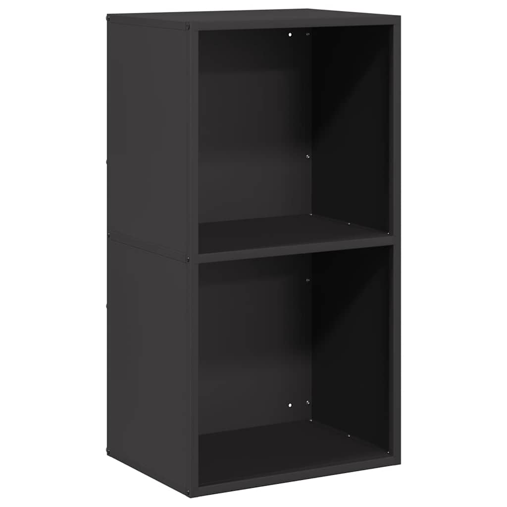 fekete hidegen hengerelt acél tűzifatároló 40x30x75 cm