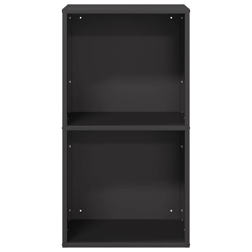 fekete hidegen hengerelt acél tűzifatároló 40x30x75 cm