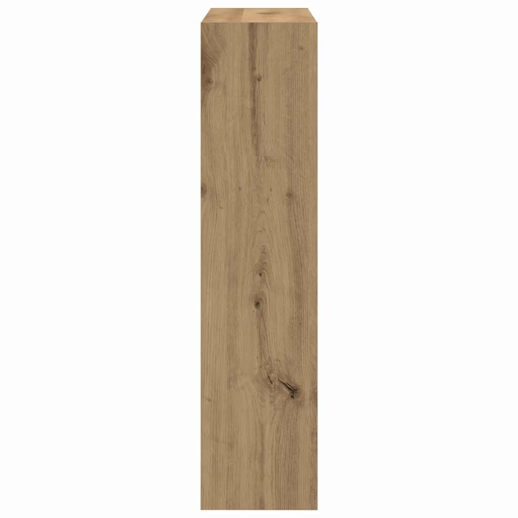 Cipőszekrény tárolóval Füstölt tölgy 80 x 21 x 87.5 cm Faanyag