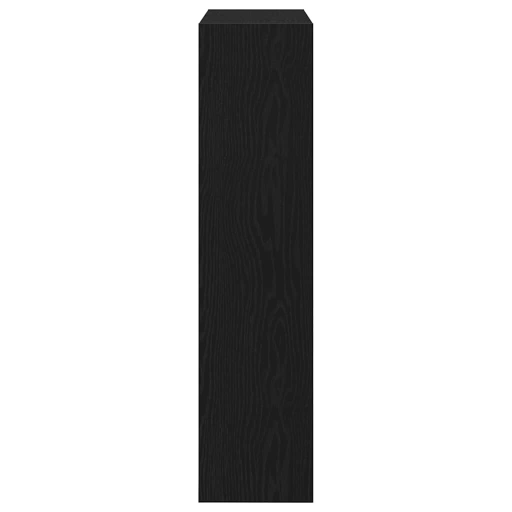 Cipőszekrény tárolóval Musta tammi 80 x 21 x 87.5 cm Faanyag