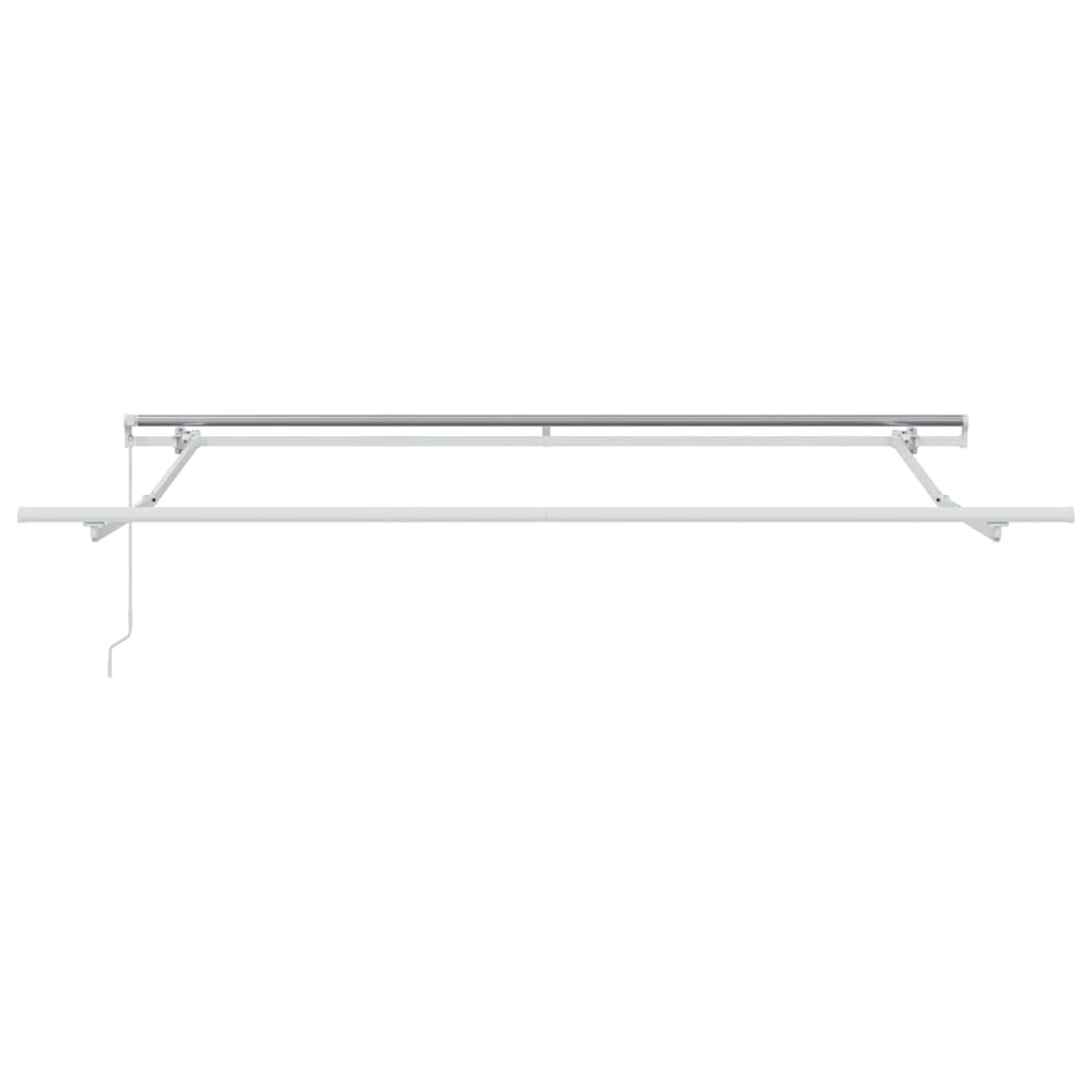 Behúzható napellenző Csíkos Narancs és Barna 300 x 250 cm