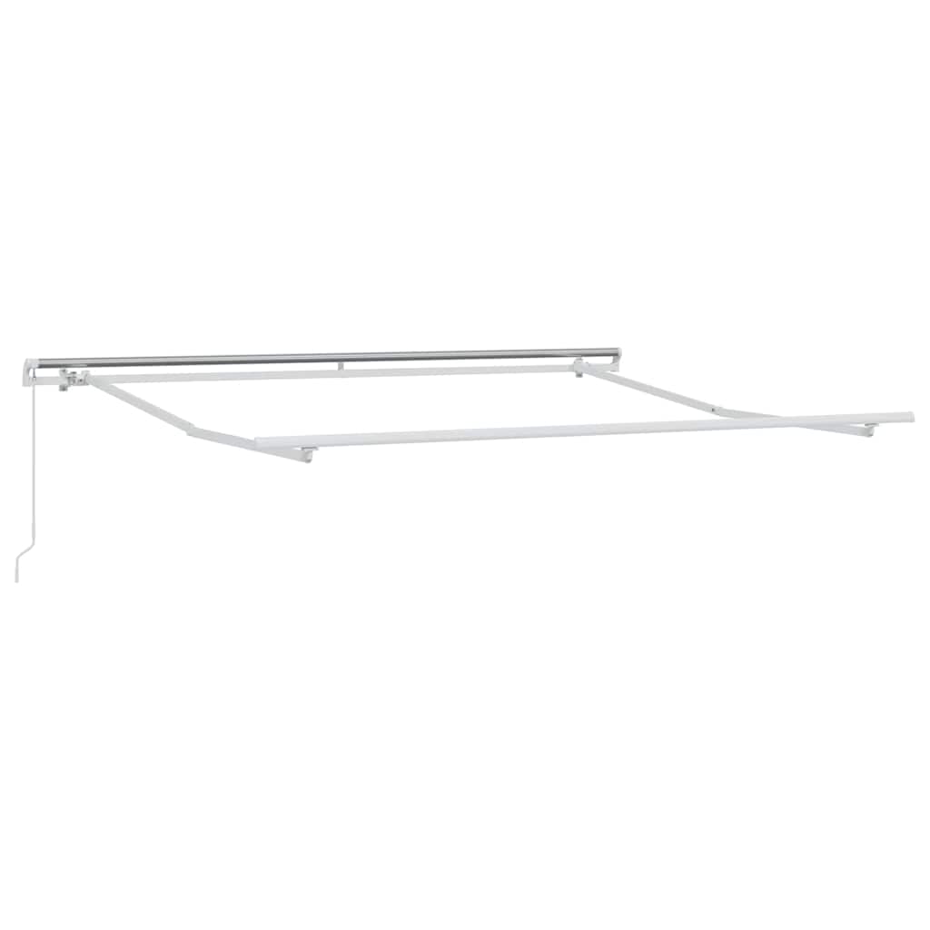 Behúzható napellenző Csíkos Piros és Fehér 300 x 250 cm