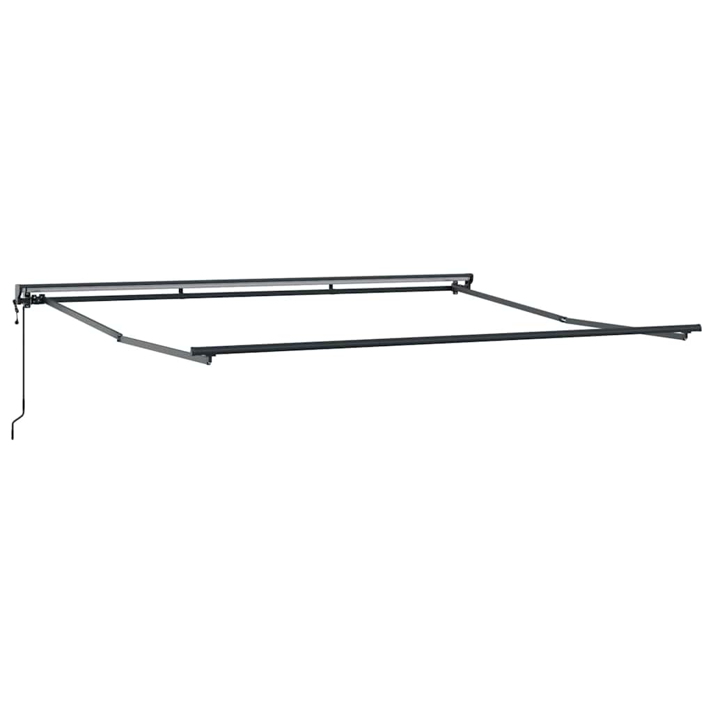 Behúzható napellenző Krém 350 x 250 cm Szövet, Fém