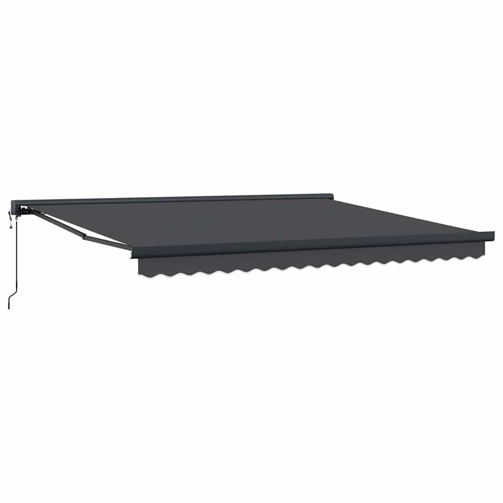 Behúzható napellenző narancssárga és fehér 350 x 250 cm