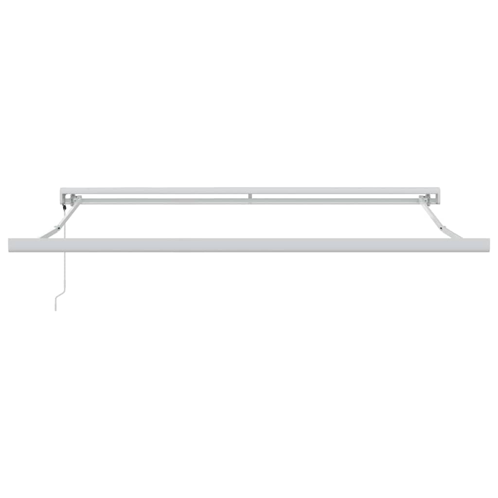 Behúzható napellenző Fekete 350 x 250 cm Szövet, Fém