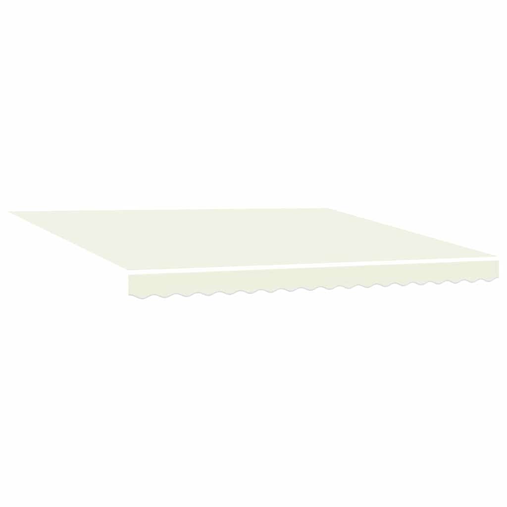 Behúzható napellenző Krém 400 ×300 cm Szövet és Fém