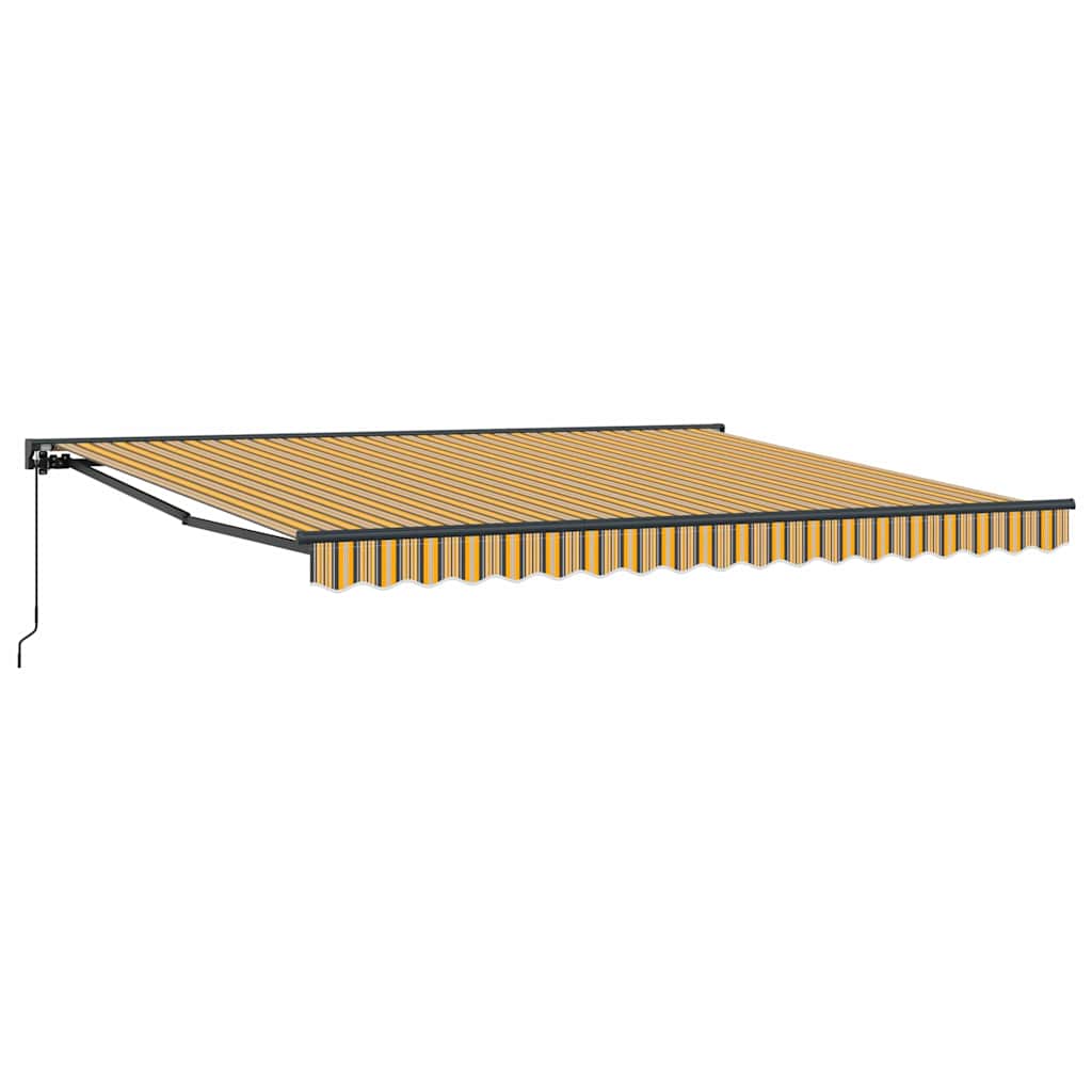 Behúzható napellenző Tarka csíkos 400x300 cm szövet
