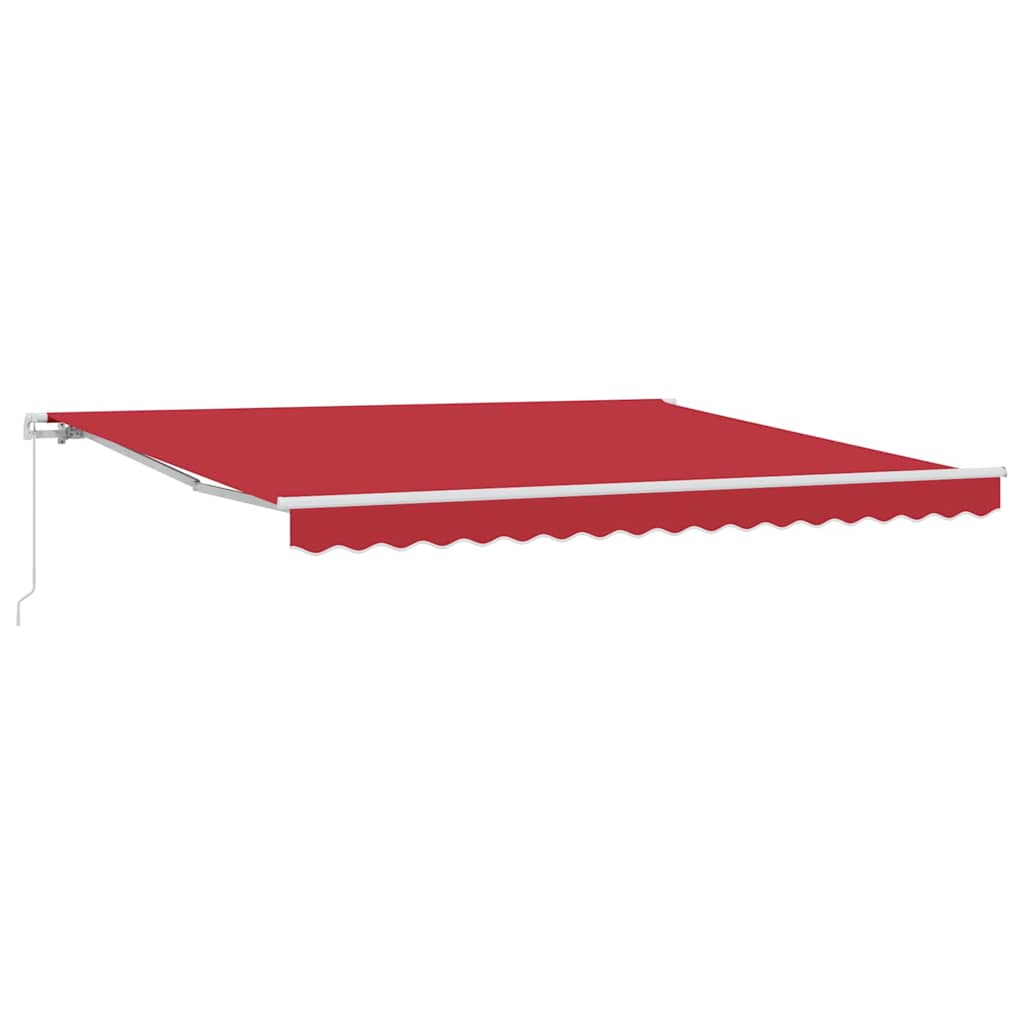 Behúzható napellenző Tenger kék 400 × 300 cm Poliészter