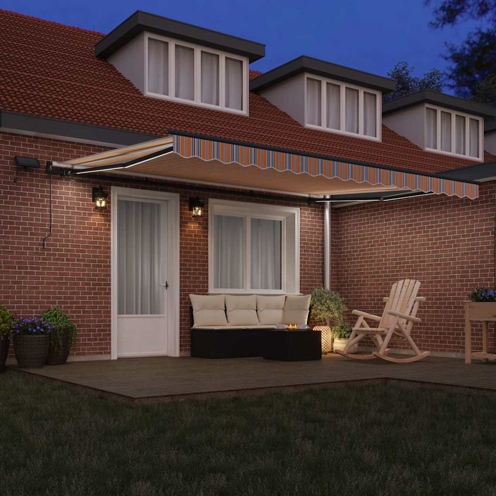 Behúzható napellenző Sokszínű 450 ×300 cm szövet