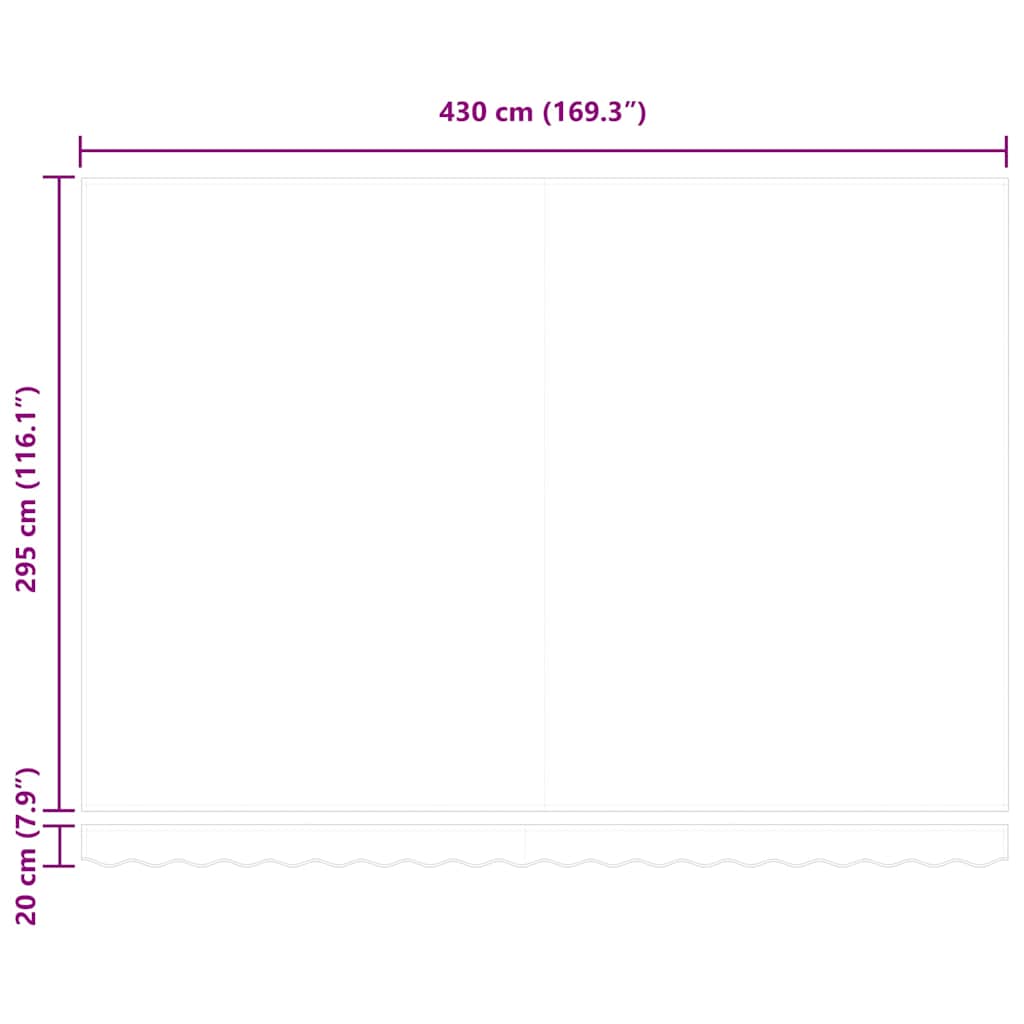 Behúzható napellenző Fekete 450 × 300 cm Poliészter és fém