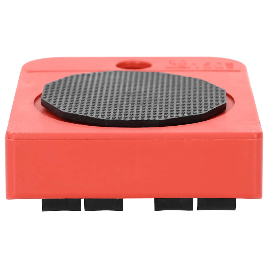 8 db piros bútorgörgő emelőkkel 9,8 x 7,5 x 3 cm 150 kg