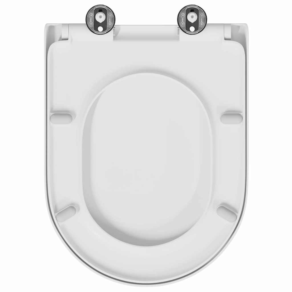 Gyorsan Levehető WC Ülőke Fehér 46.2 x 36 x 4.3 cm Duroplast