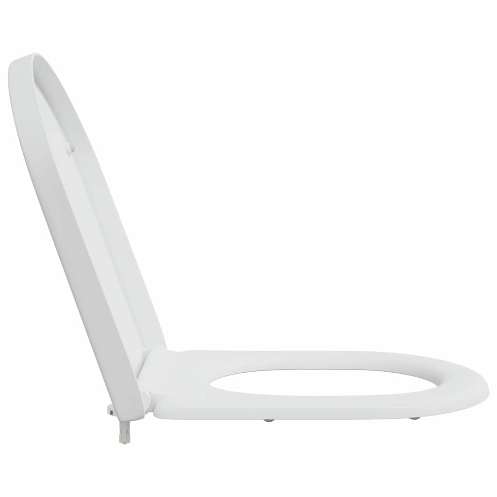 Gyorsan Levehető WC Ülőke Fehér 46.2 x 36 x 4.3 cm Duroplast