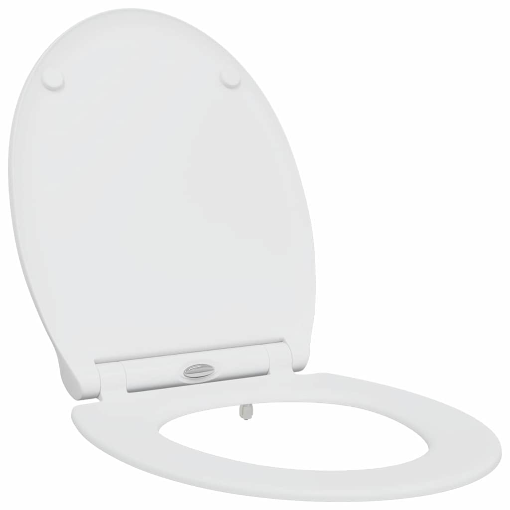 Gyorsan Levehető WC Ülőke Fehér 45.5 x 37.5 x 3.8 cm Duroplast