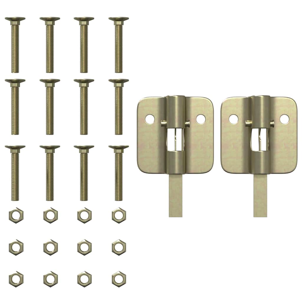 Sörasztal láb 2 pcs Fekete 39 x 3 x 75 cm Porszórt acél