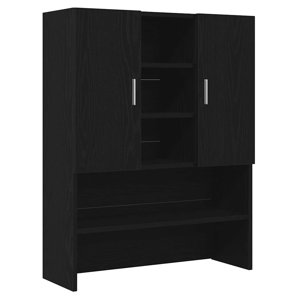 Mosógépszekrény 2 pcs Musta tammi 70.5 x 71.5 x 181.5 cm
