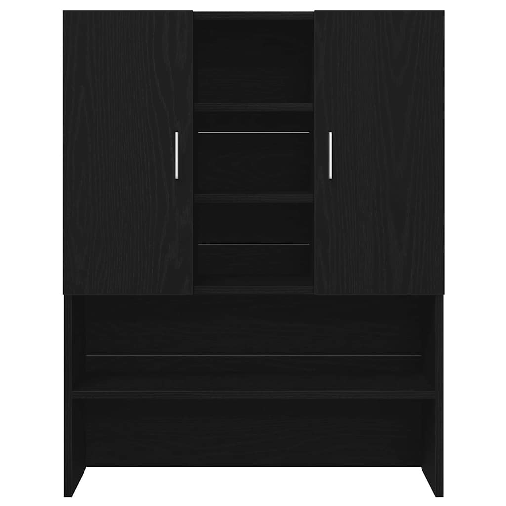 Mosógépszekrény 2 pcs Musta tammi 70.5 x 71.5 x 181.5 cm