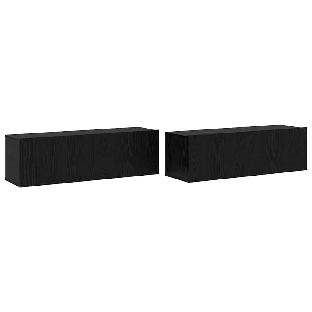 TV szekrény garnitúra 6 pcs Musta tammi 100 x 30 x 30 cm