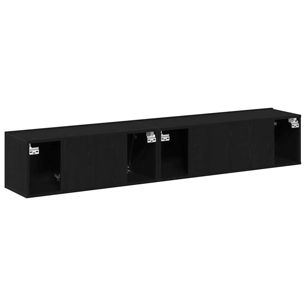 TV szekrény garnitúra 2 pcs Musta tammi 100 x 30 x 30 cm