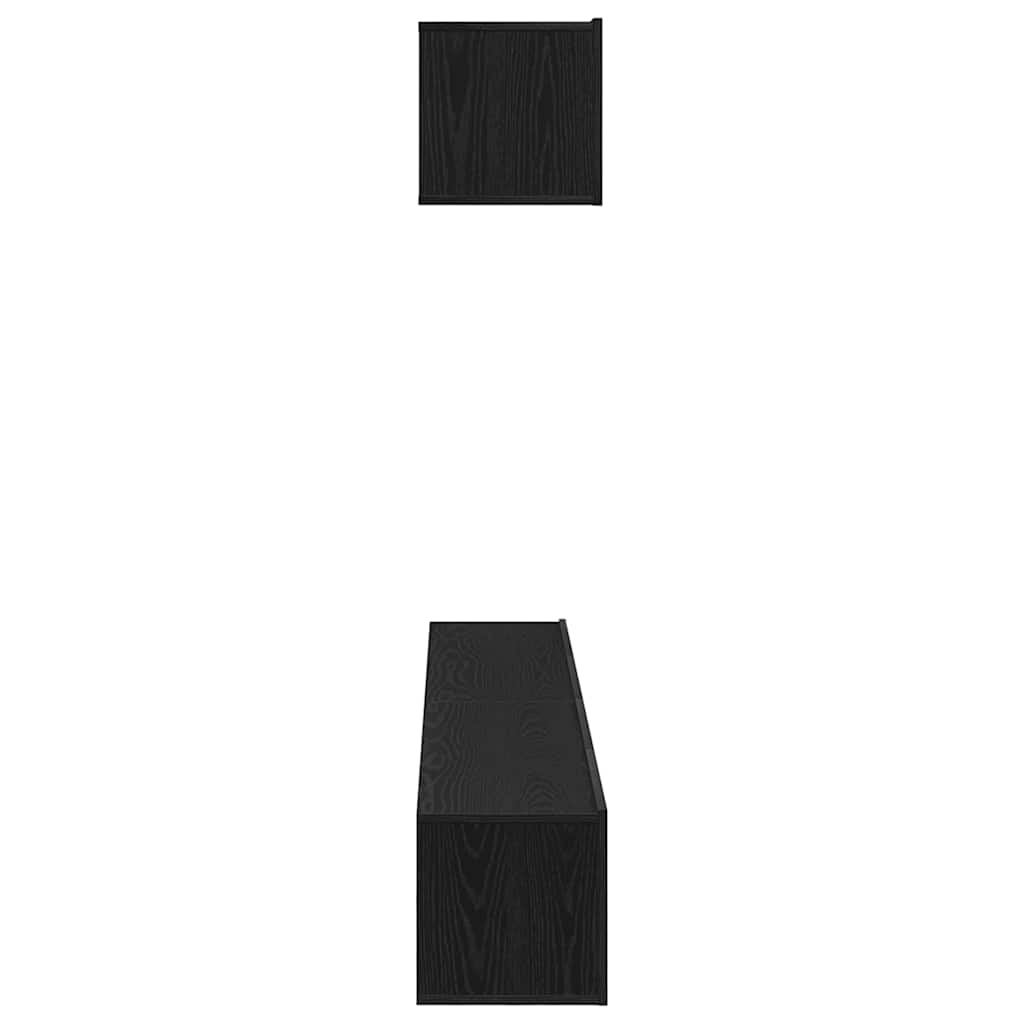 TV szekrény garnitúra 4 pcs Musta tammi 100 x 30 x 30 cm