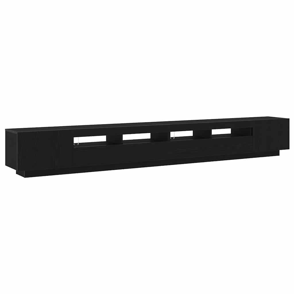 TV szekrény 3 pcs Fekete 300 x 35 x 40 cm Faanyag