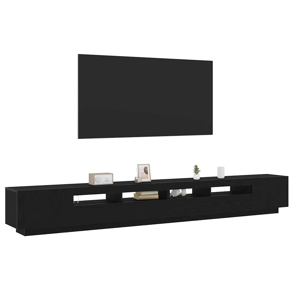 TV szekrény 3 pcs Fekete 300 x 35 x 40 cm Faanyag