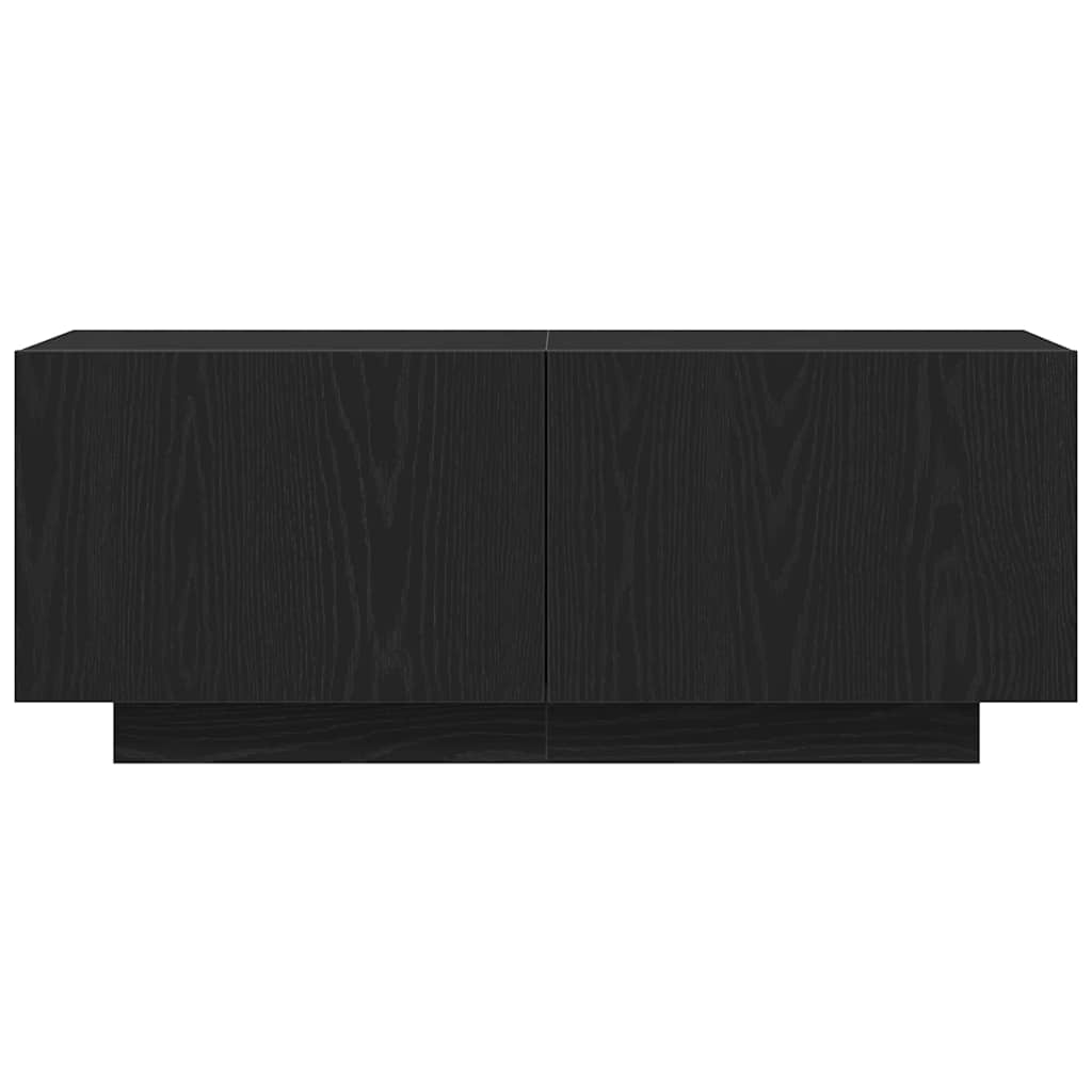 TV szekrény Musta tammi 100 x 35 x 40 cm Faanyag