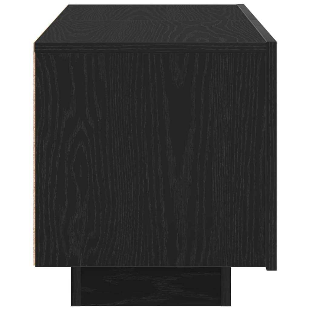 TV szekrény Musta tammi 100 x 35 x 40 cm Faanyag