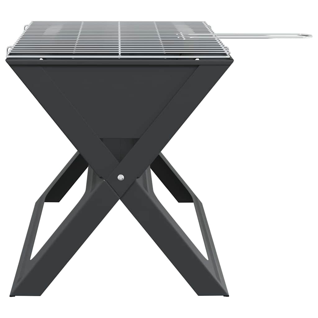 Kültéri grill Fekete 46 x 30 x 31 cm Acél