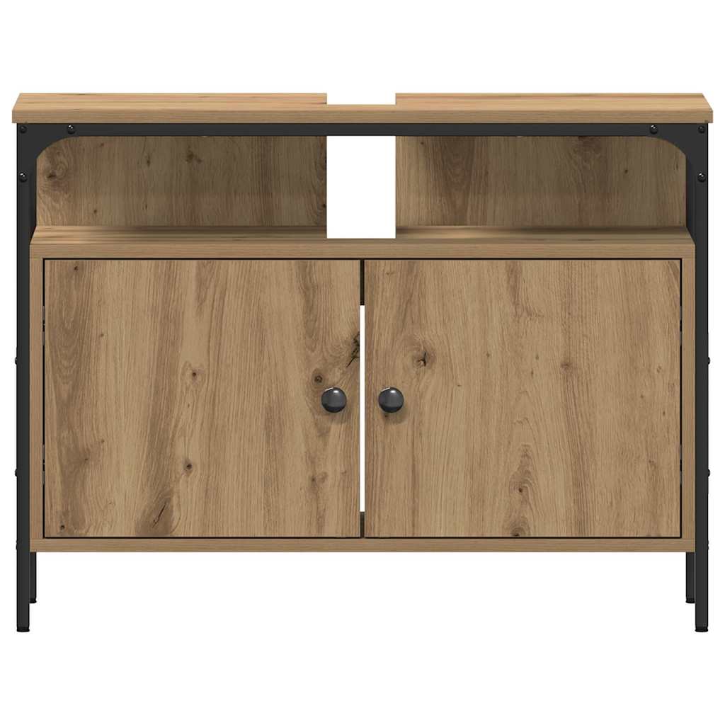 Fürdőszobai Mosdószekrények 3 pcs Barna 80 x 30 x 60 cm Faanyag