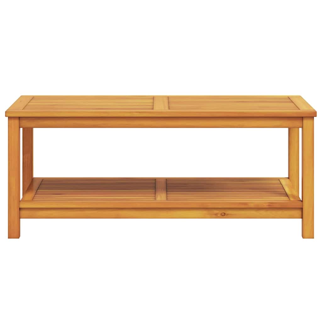 Dohányzóasztal Barna 70 x 40 x 45 cm tömör akácfa