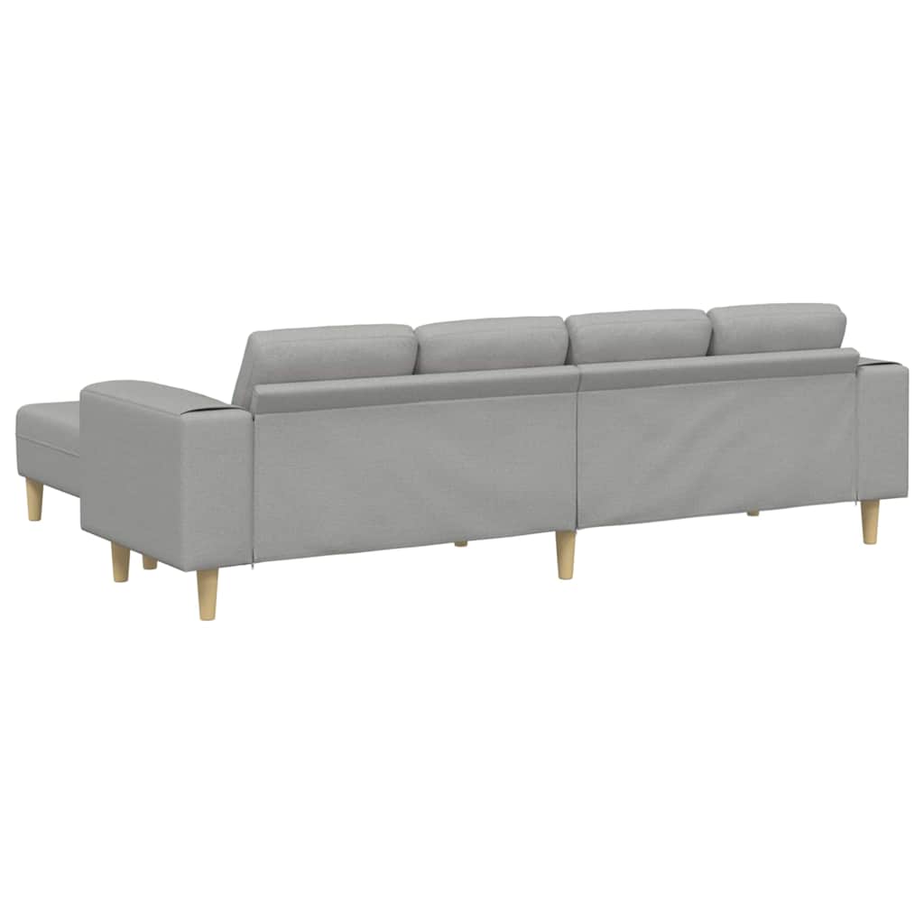 Kanapé Szett 3 pcs Felhős szürke szövet