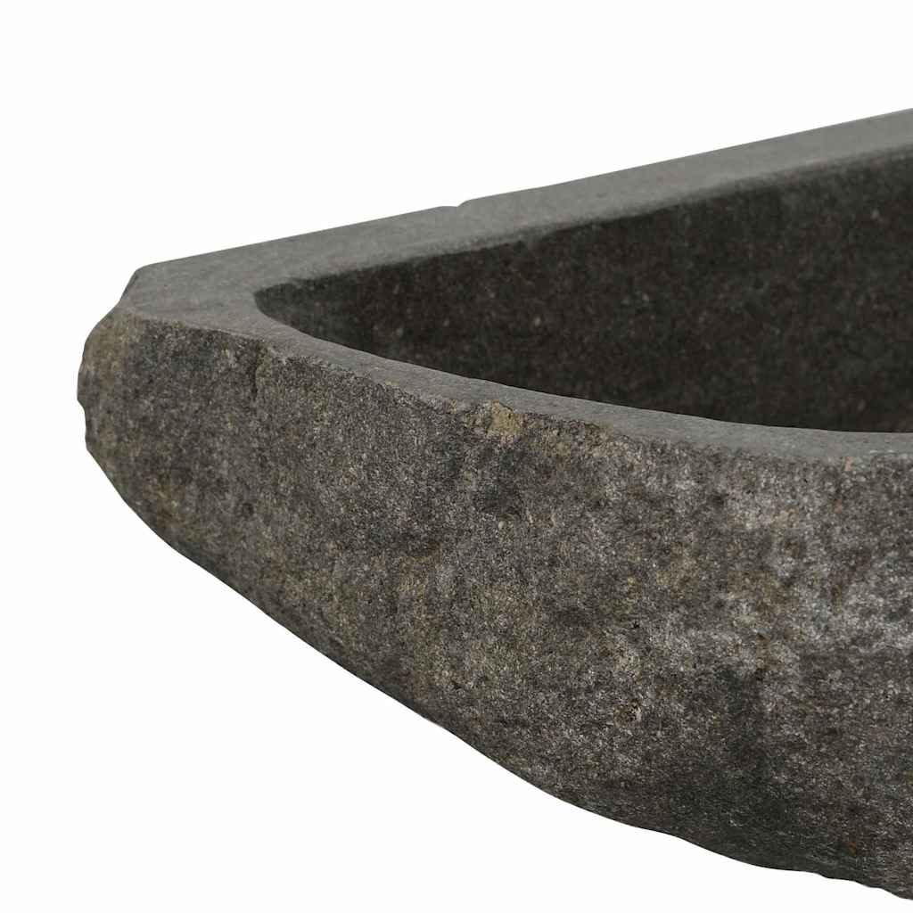 Fali sarokmosdó Szürke (30-37) x (30-37) x 12 cm Folyami kő