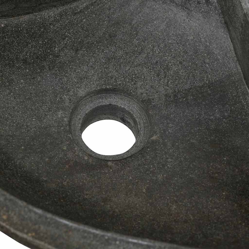 Fali sarokmosdó Szürke (38-45) x (38-45) x 12 cm Folyami kő