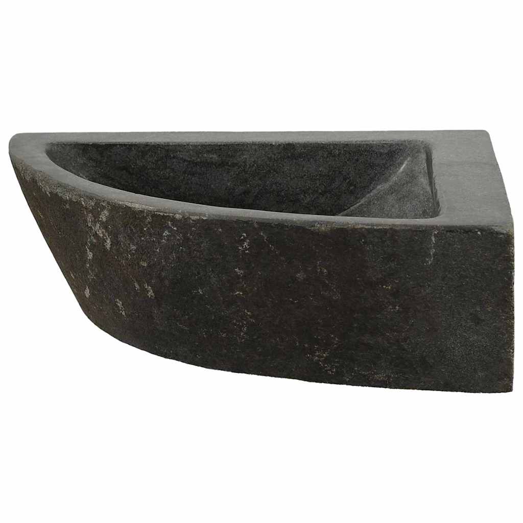 Fali sarokmosdó Szürke (38-45) x (38-45) x 12 cm Folyami kő