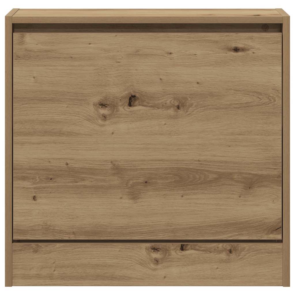 Cipőszekrény tárolóval kézműves tölgy 60 x 21 x 57 cm Faanyag