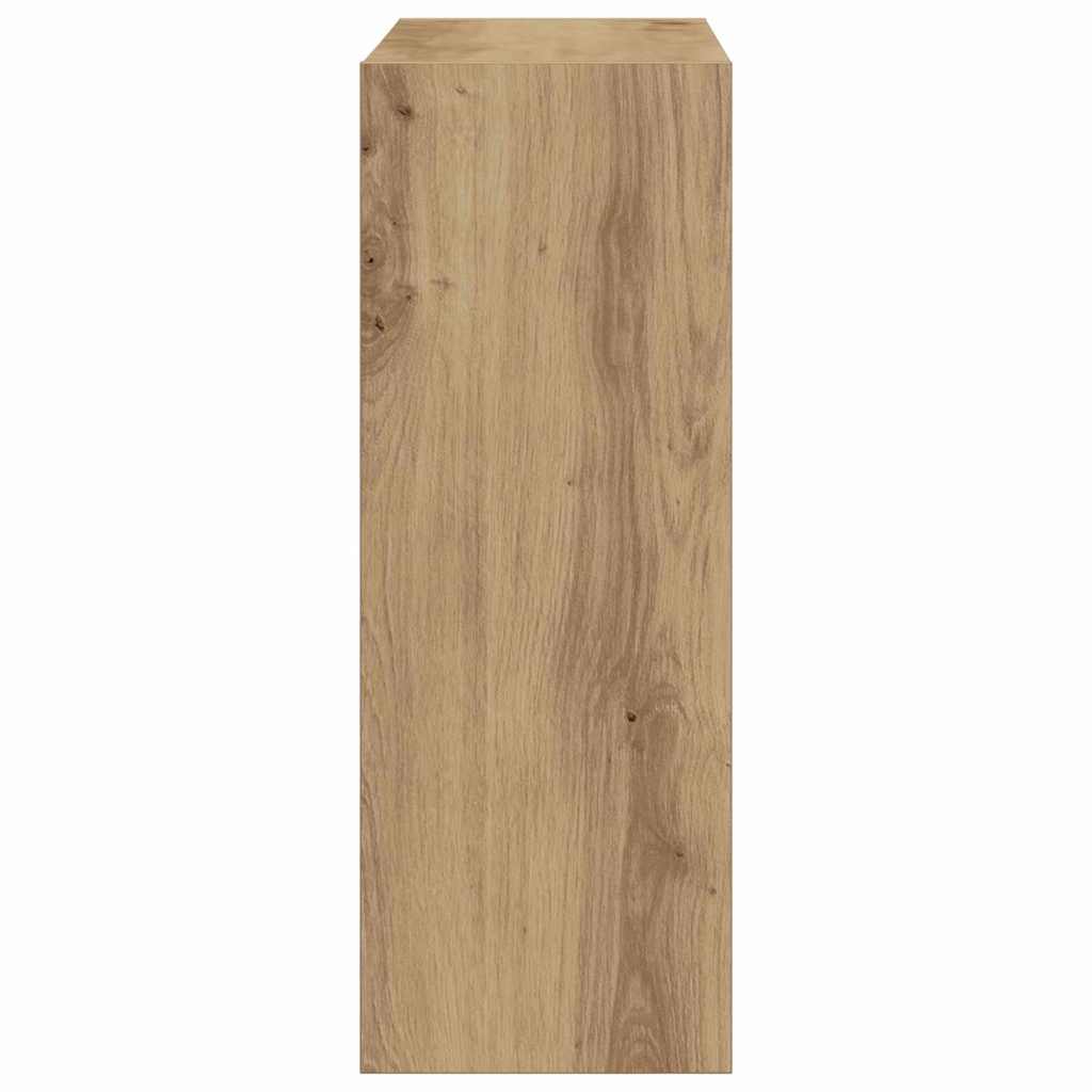 Cipőszekrény tárolóval kézműves tölgy 60 x 21 x 57 cm Faanyag