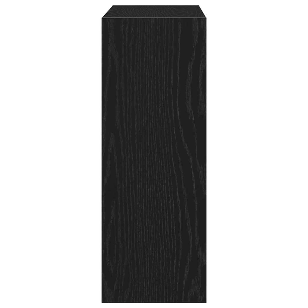 Cipőszekrény tárolóval Musta tammi 60 x 21 x 57 cm Faanyag