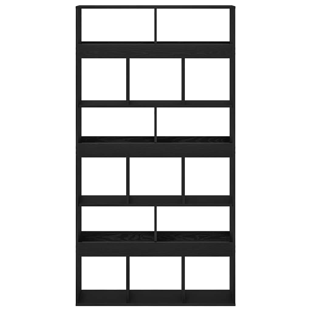 Könyvespolc Musta tammi 100 x 33 x 187.5 cm Faanyag
