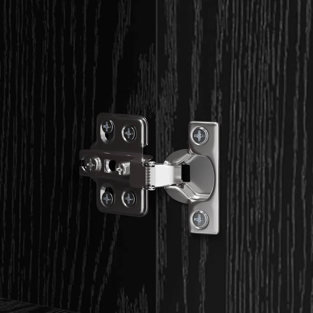 TV egységek Fekete 139,5 x 34 x 50 cm Faanyag